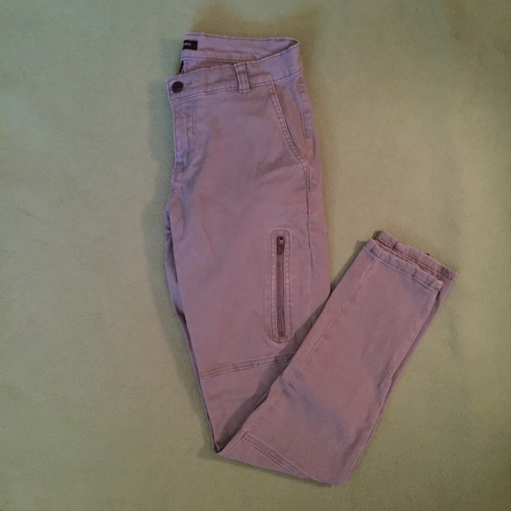 Banana Republic Grey Moto Pants